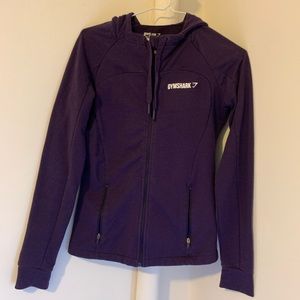 Gymshark purple workout hoodie